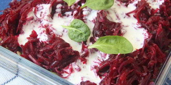 Рецепт чечевица со свеклой и шпинатом