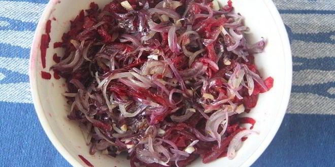 Рецепт чечевица со свеклой и шпинатом