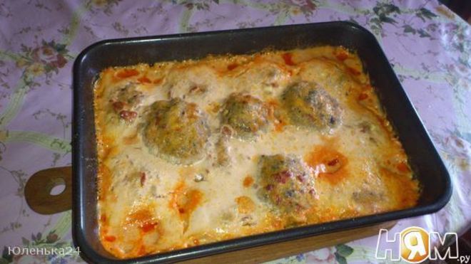 Рецепт Гречневые крокеты под соусом