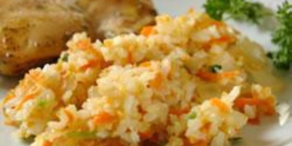 Как приготовить имбирный рис с морковкой