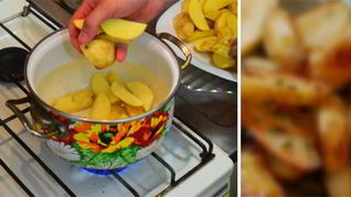 Рецепт Картофель Айдахо