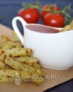 Картофель фри в духовке без масла