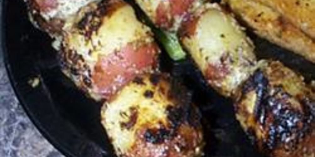 Как приготовить картофель на шампурах