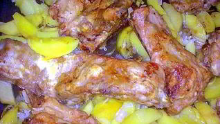 Рецепт Картофель по-деревенски в духовке