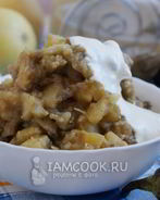 Картофель с баклажанами