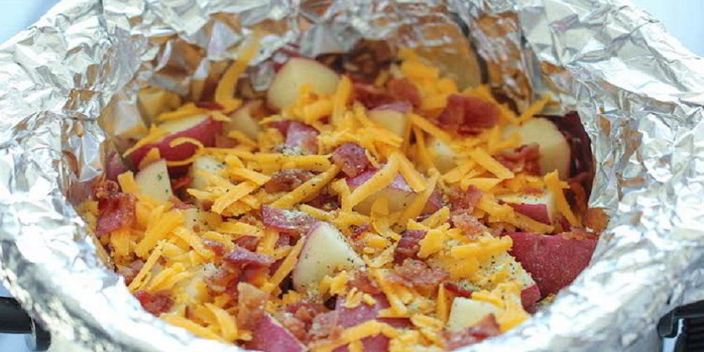 Рецепт молодой картофель с беконом