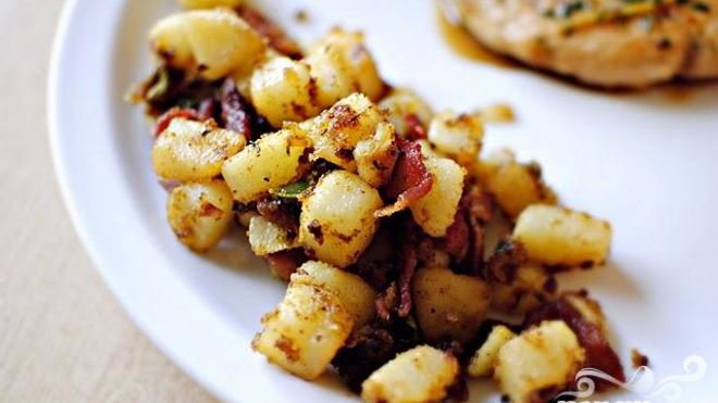 Рецепт Картофель с беконом