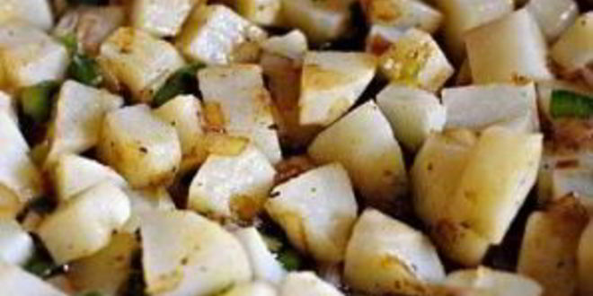 Рецепт картофель с беконом