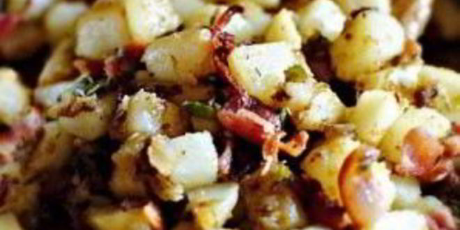 Рецепт картофель с беконом