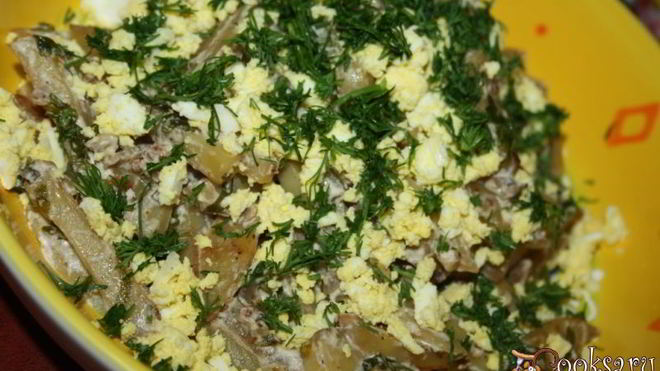 Рецепт Картофель с грецким орехом, кинзой и чесноком