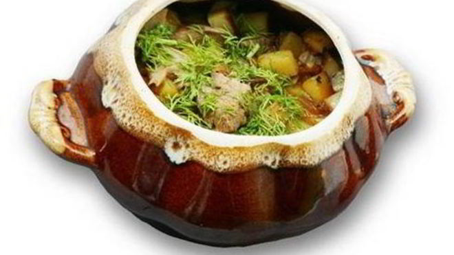Рецепт Картофель с курицей в горшочках