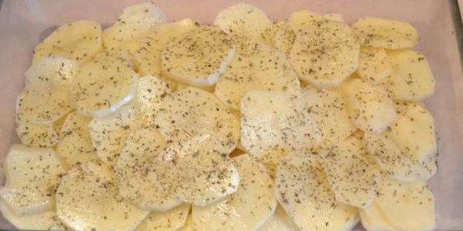 Рецепт картофель со сливками и сыром