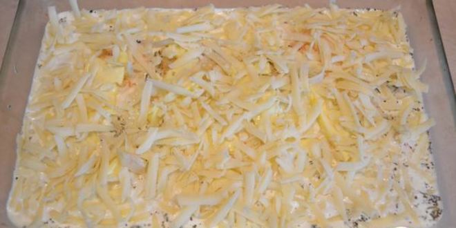 Рецепт картофель со сливками и сыром