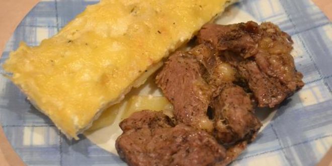 Рецепт картофель со сливками и сыром