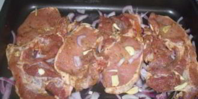 Рецепт картофеля со свининого в духовке