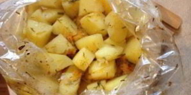 Рецепт картофель в пакете для запекания