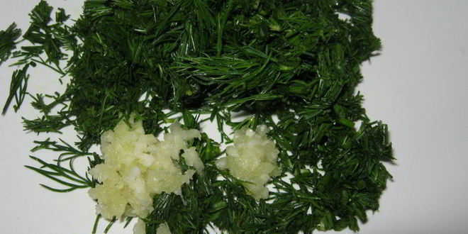 Рецепт картофель в сметанно-чесночной заливке