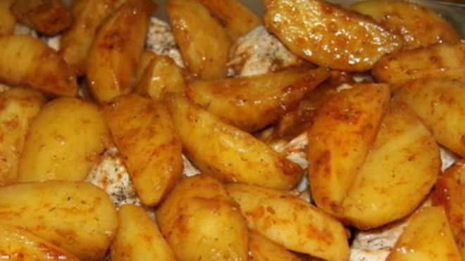 Рецепт Картофель в соевом соусе