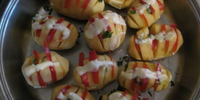 Рецепт картофель веером