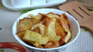 Рецепт Картофельные чипсы в духовке