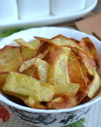 Картофельные чипсы в духовке