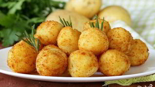 Рецепт Картофельные крокеты постные