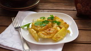 Рецепт Картошка под сыром в духовке