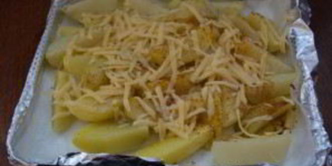 Рецепт картошка под сыром в духовке