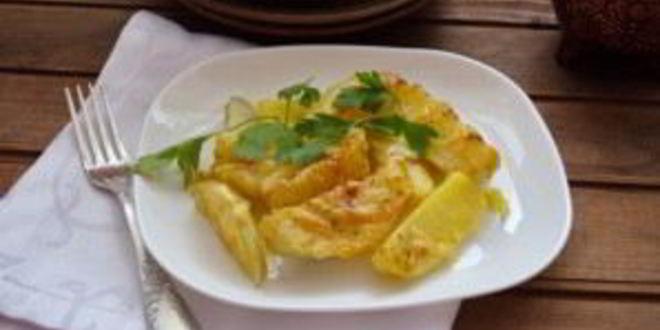 Рецепт картошка под сыром в духовке