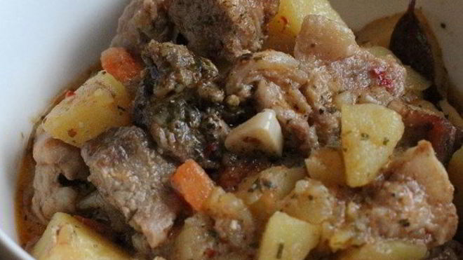 Рецепт Картошка в чугунке в духовке