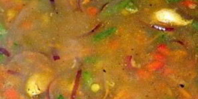 Рецепт коричневый рис с овощами