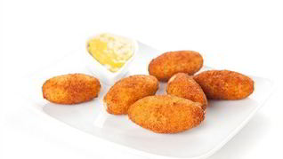 Рецепт Крокеты из риса и ветчины с пармезаном