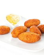 Крокеты из риса и ветчины с пармезаном