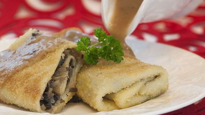 Рецепт Крокеты с начинкой из белых грибов