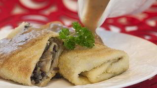 Рецепт Крокеты с начинкой из белых грибов