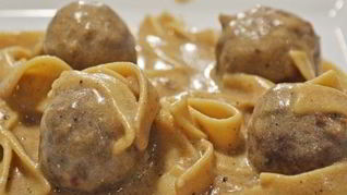 Рецепт Лапша с фрикадельками