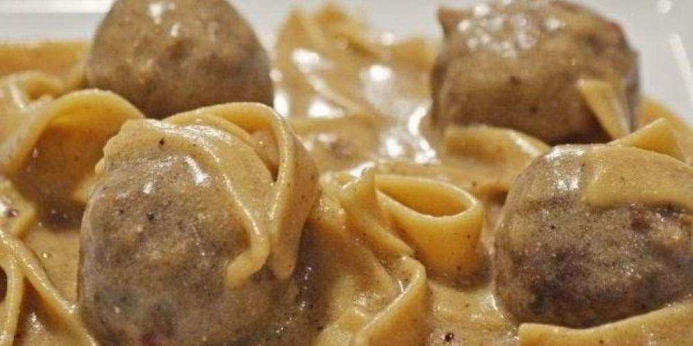 Как приготовить лапша с фрикадельками