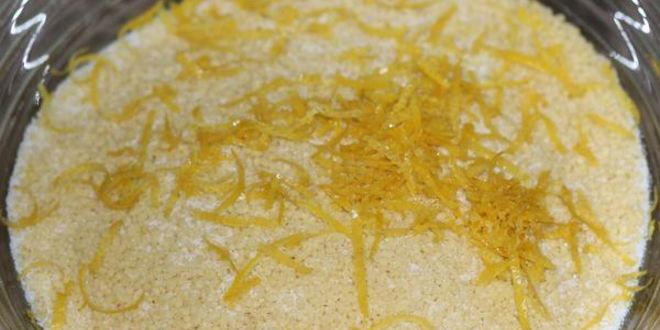 Рецепт лимонный кускус с запеченными овощами