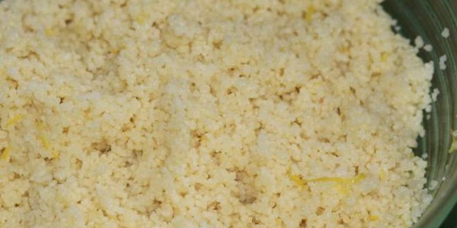 Рецепт лимонный кускус с запеченными овощами