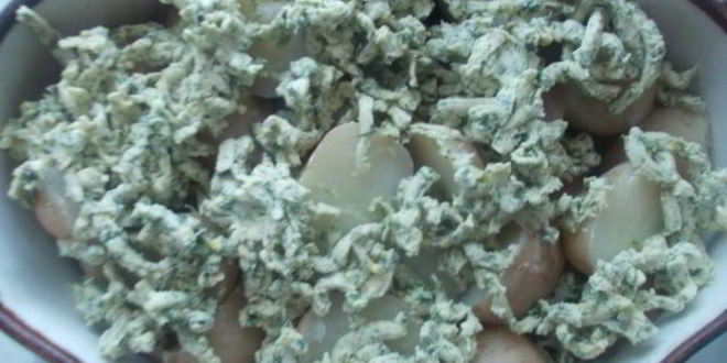 Рецепт молодой картофель с лимонно-зеленым маслом