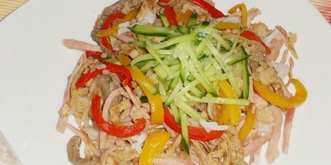 Рецепт нику тяхан — жареный рис с говядиной