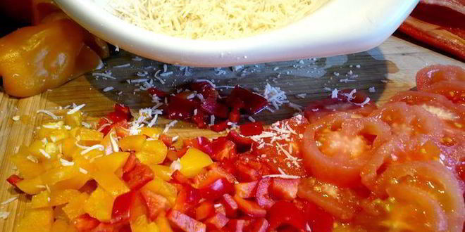 Рецепт рис с баклажанами и морепродуктами bella испания