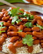 Рис с бобами