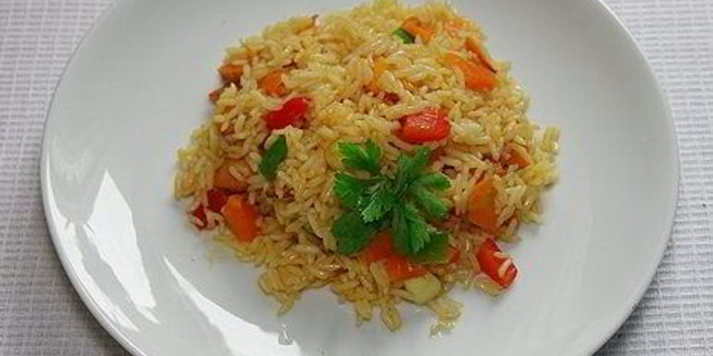 Рецепт рис с соевым соусом и сладким перцем и индюшачьи желудочки с чили перцем и имбирем