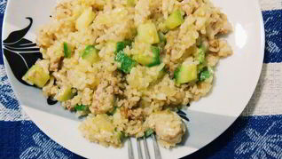Рецепт Рис с кабачками
