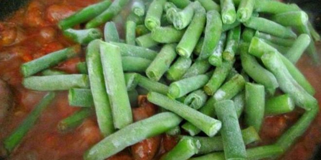 Рецепт рис с куриными сердечками и фасолью