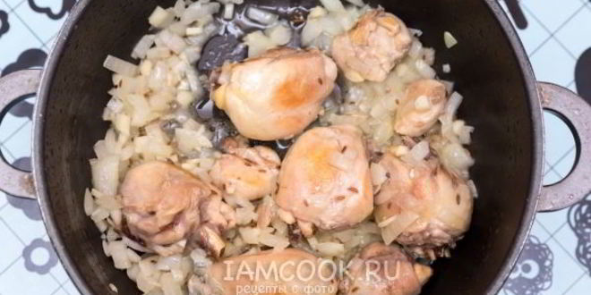 Рецепт рис с курицей и вялеными помидорами