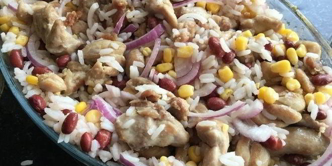 Рецепт риса с курицея