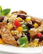 Рис с мясом в горшочках