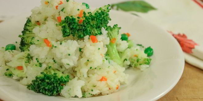 Рецепт рис с овощами